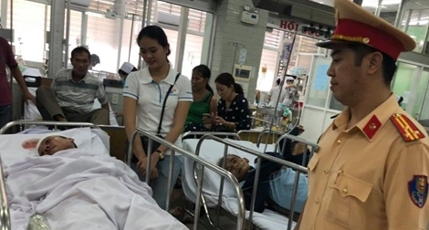 Bất chấp hiệu lệnh, đối tượng đi xe máy tông trọng thương Thiếu tá CSGT